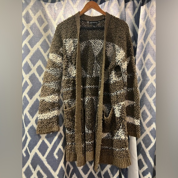 INC International concepts Wool Cardigan with pockets Size L - Picture 1 of 4